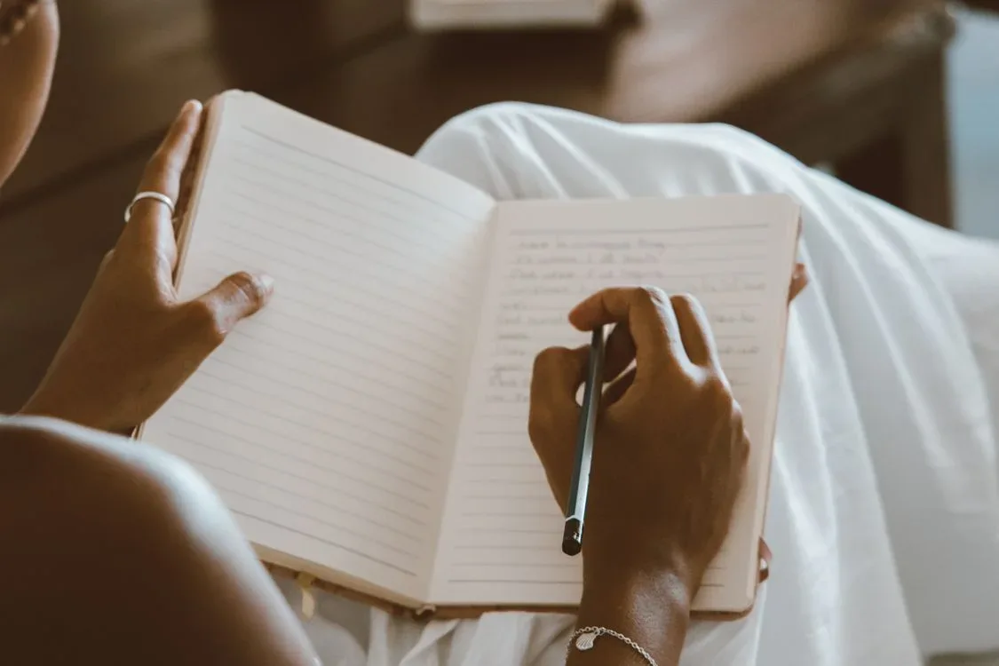 Writing down questions before asking them in a session