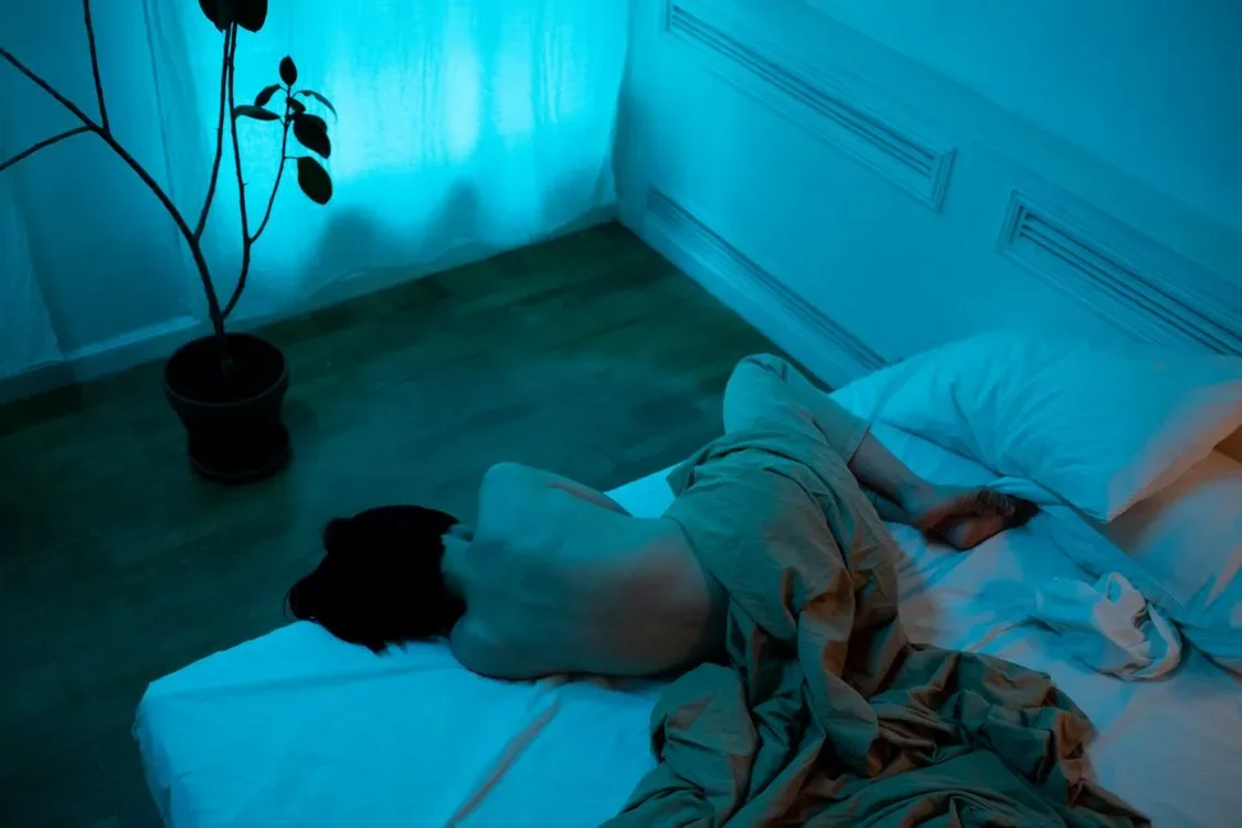 Restless hands at night while sleeping