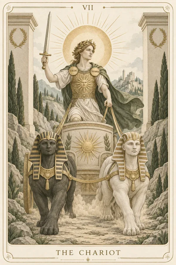The Chariot tarot card