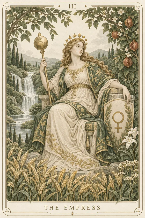 The Empress tarot card